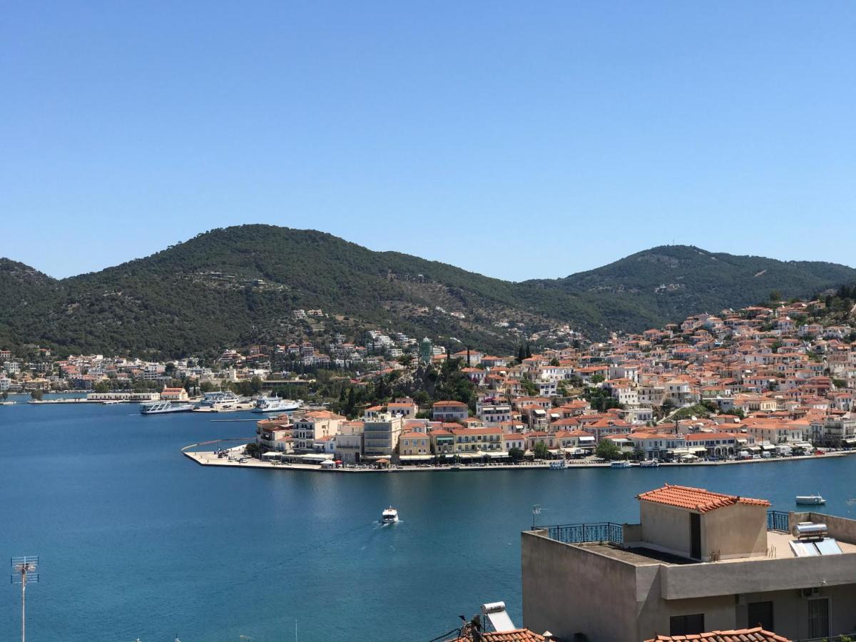 Beautiful view of poros Villa Galatás Exterior foto